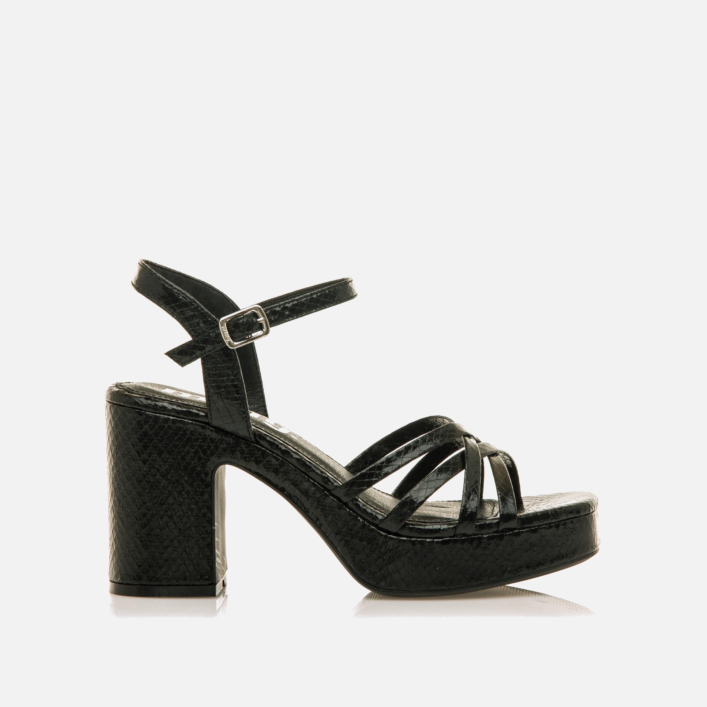 Sandalias Negras Mustang Shoes